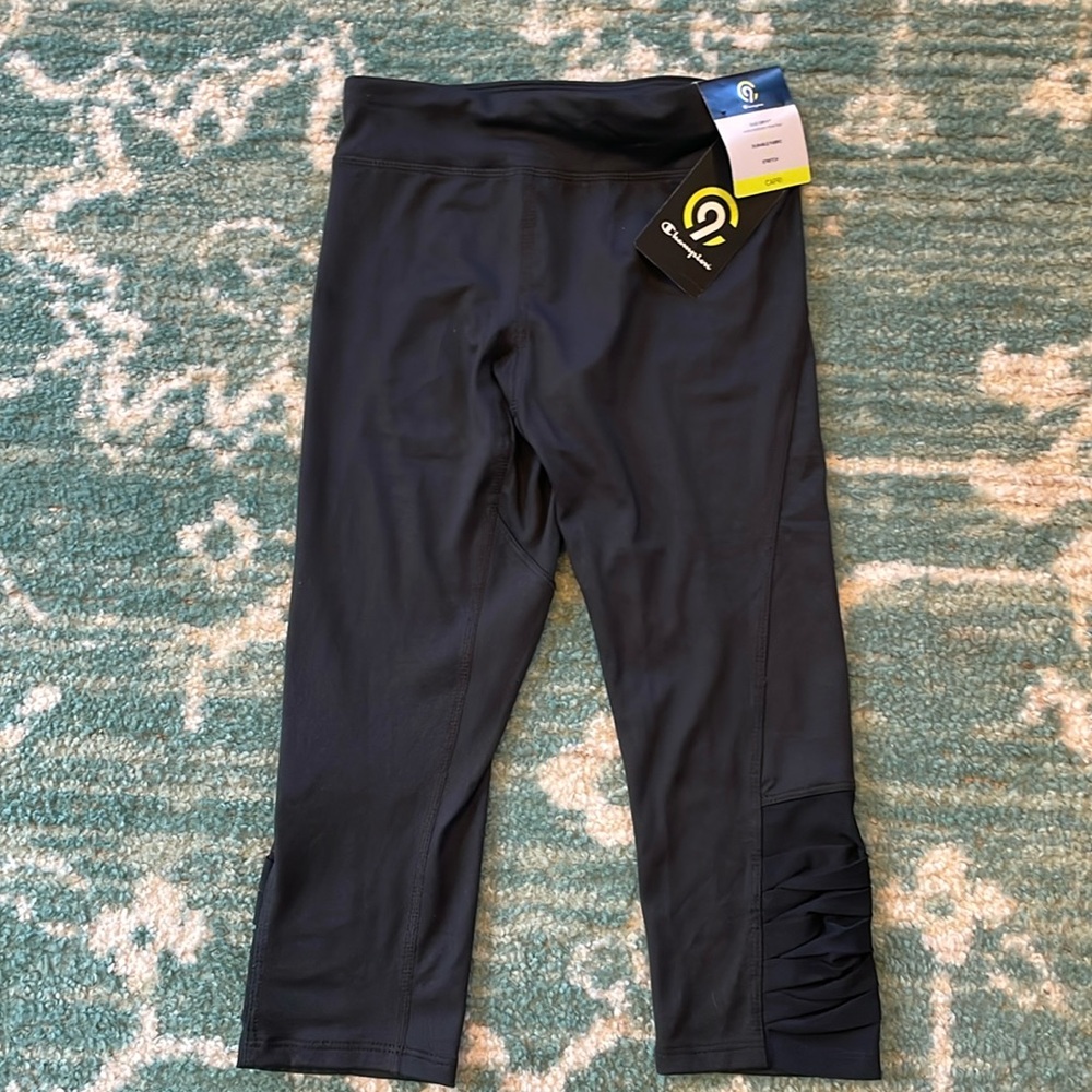 NWT Champion Girls Capri Leggings Medium 7-8